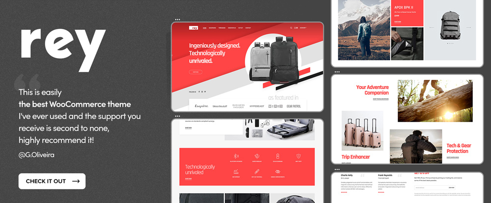 Rey Woocommerce Theme