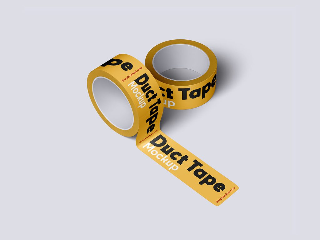 Duct tape mockup templates