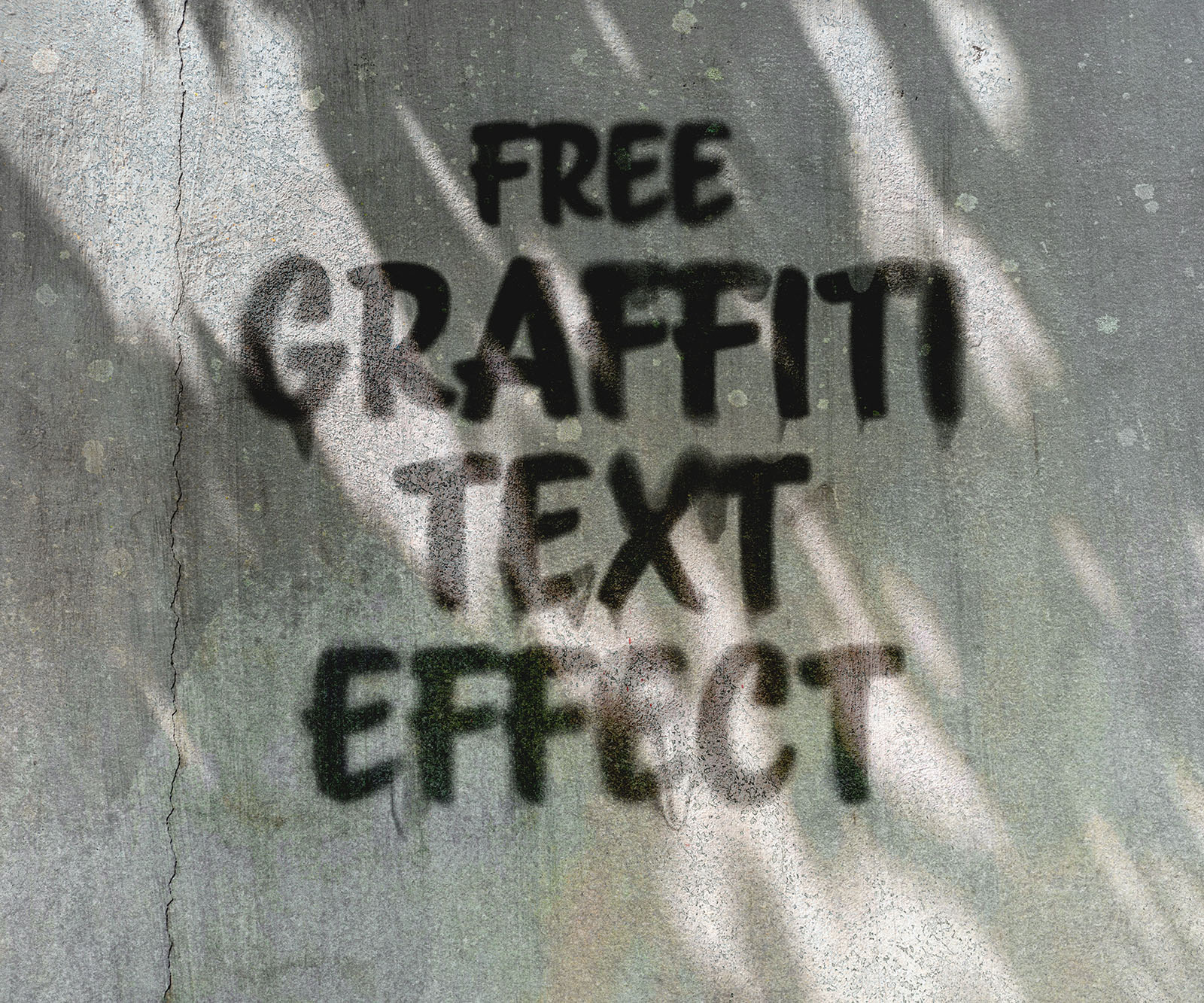 Free graffiti text effect
