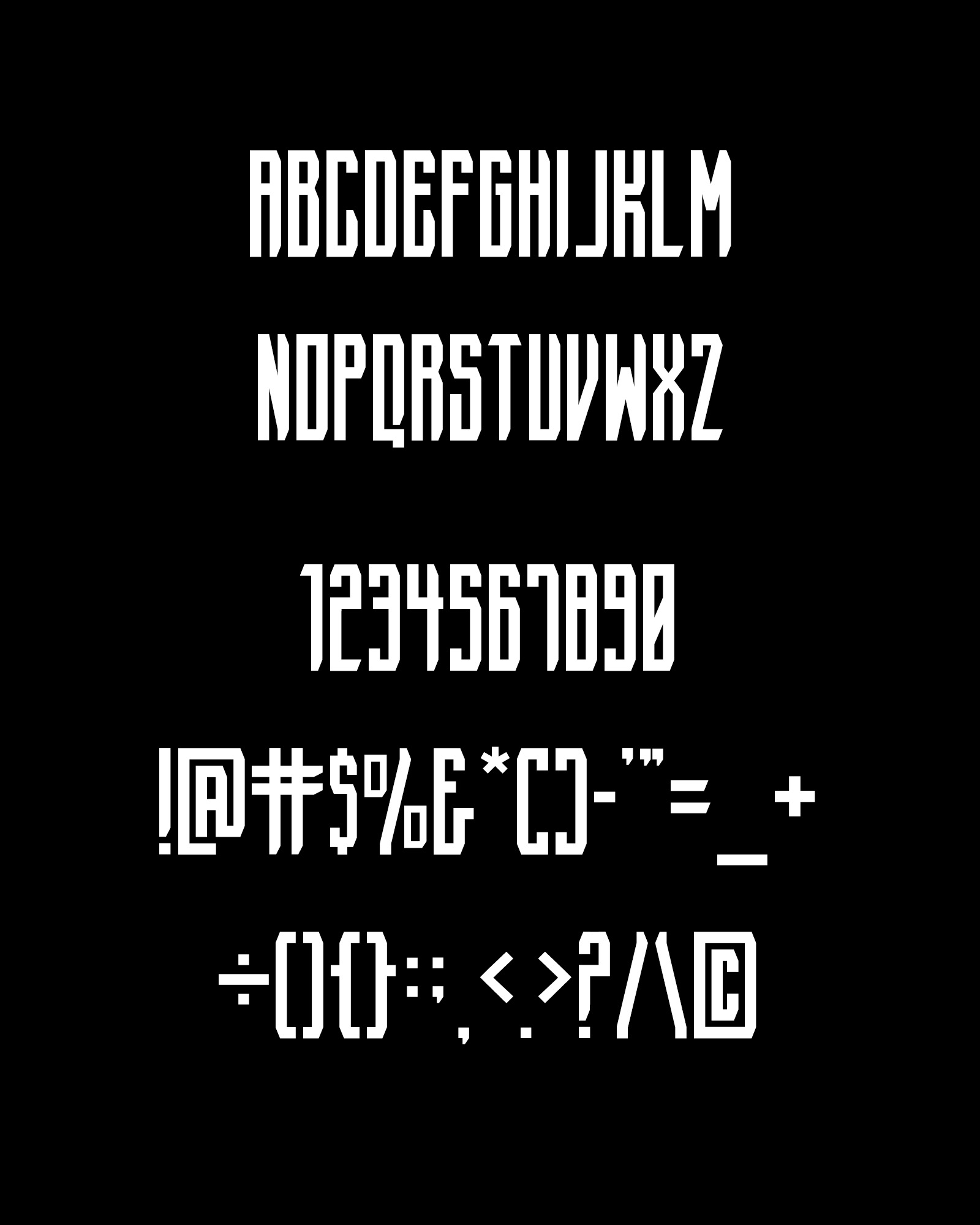 Talltales tall font