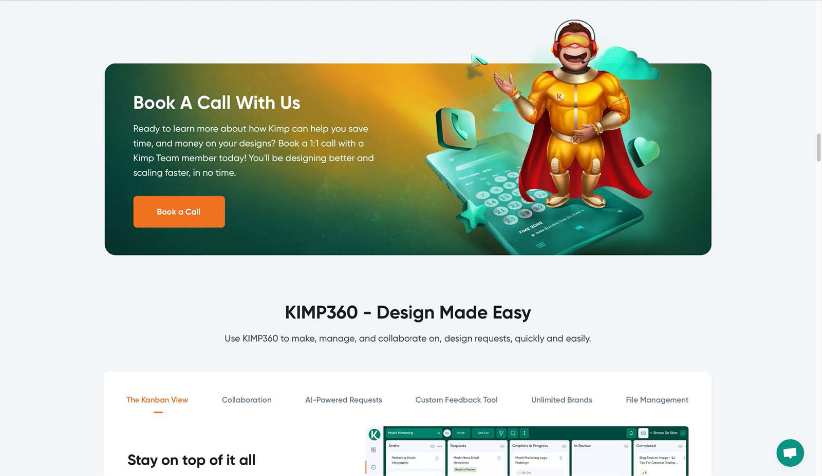 Kimp unlimited graphic design service
