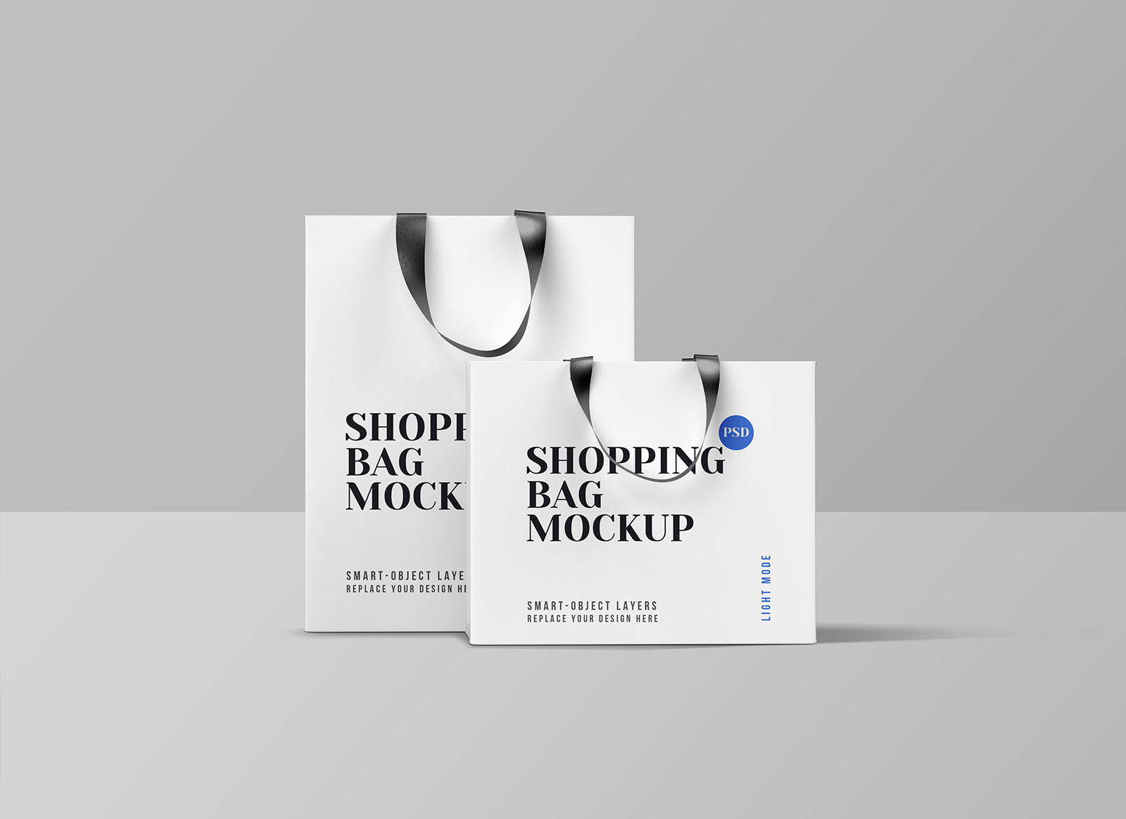 Shopping bag mockups