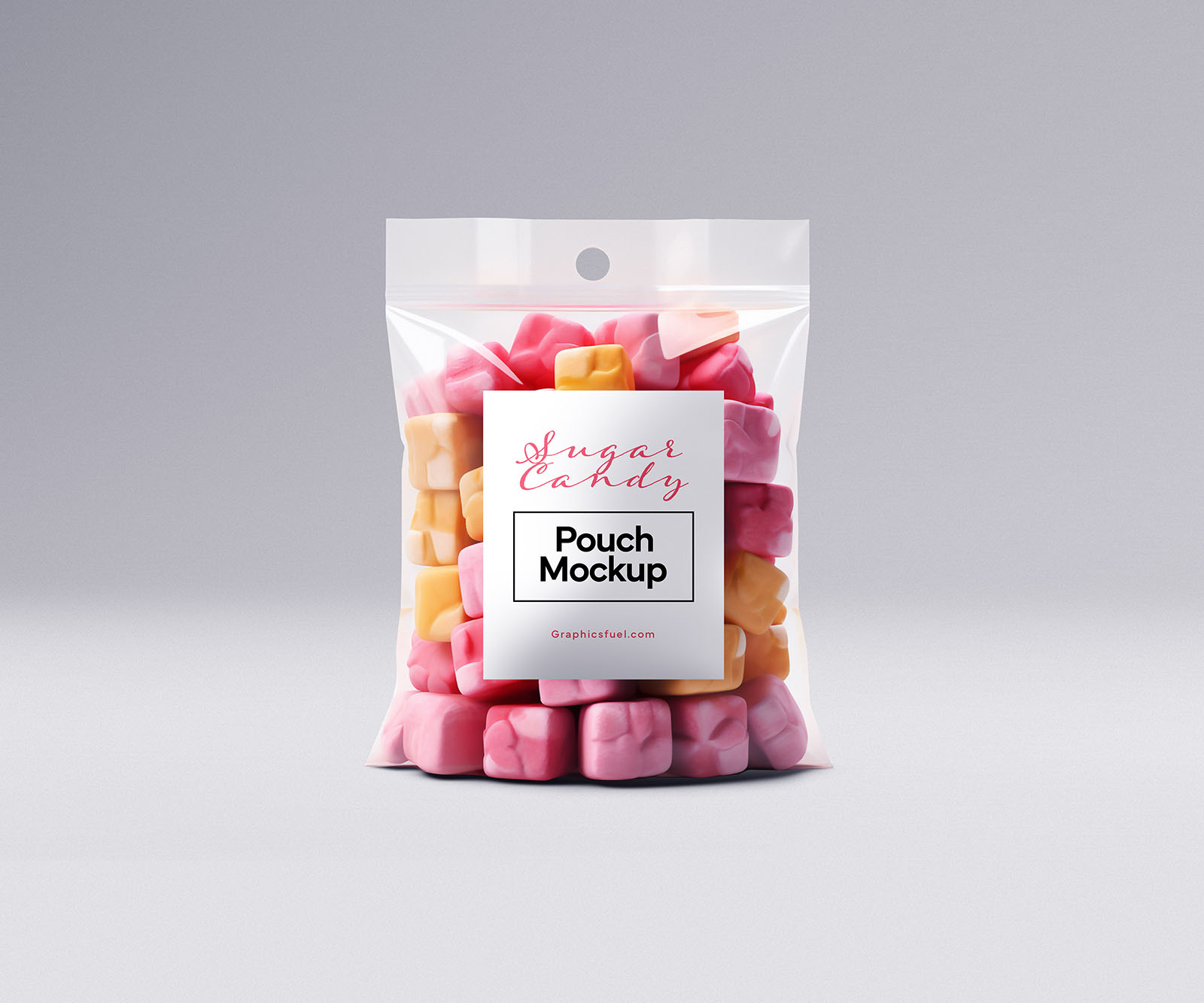 Free Sugar Candy Pouch Mockup