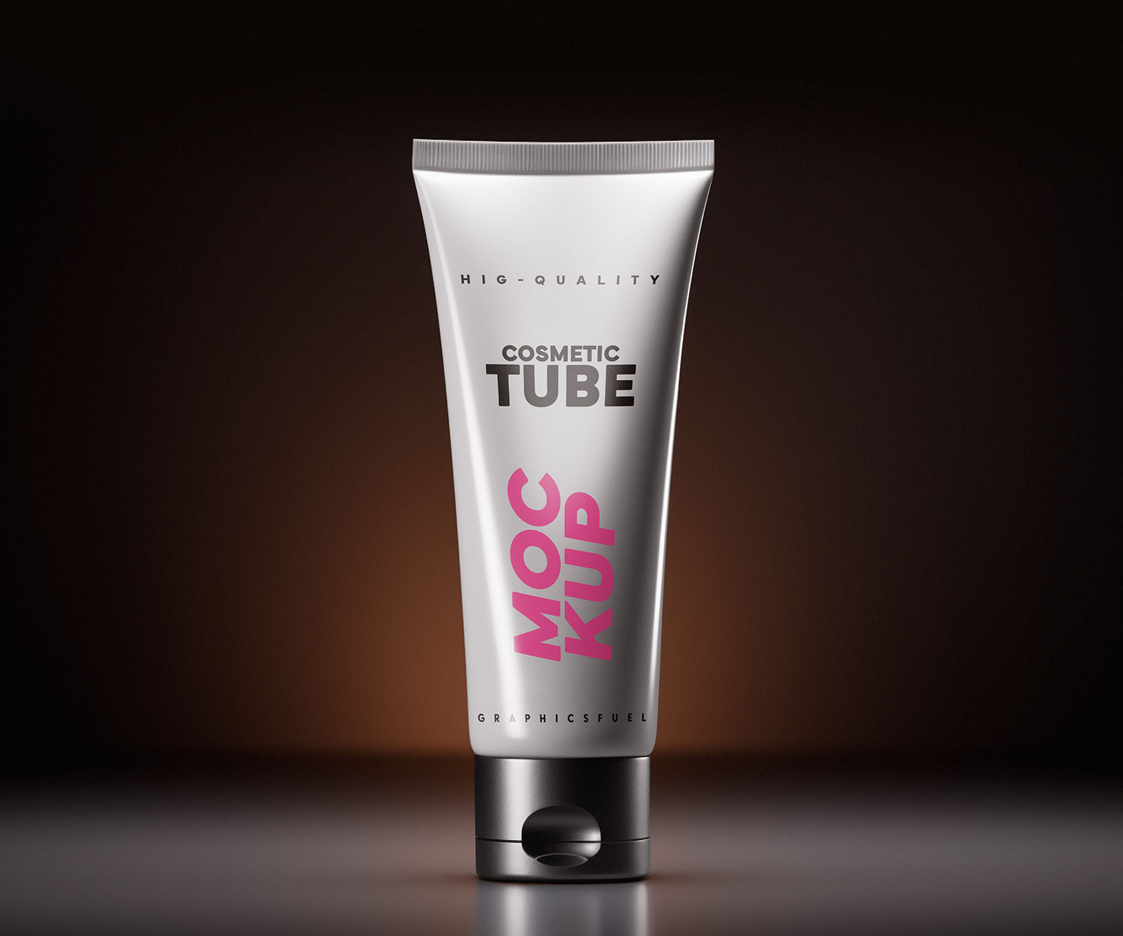 Free Cosmetic Tube Mockup