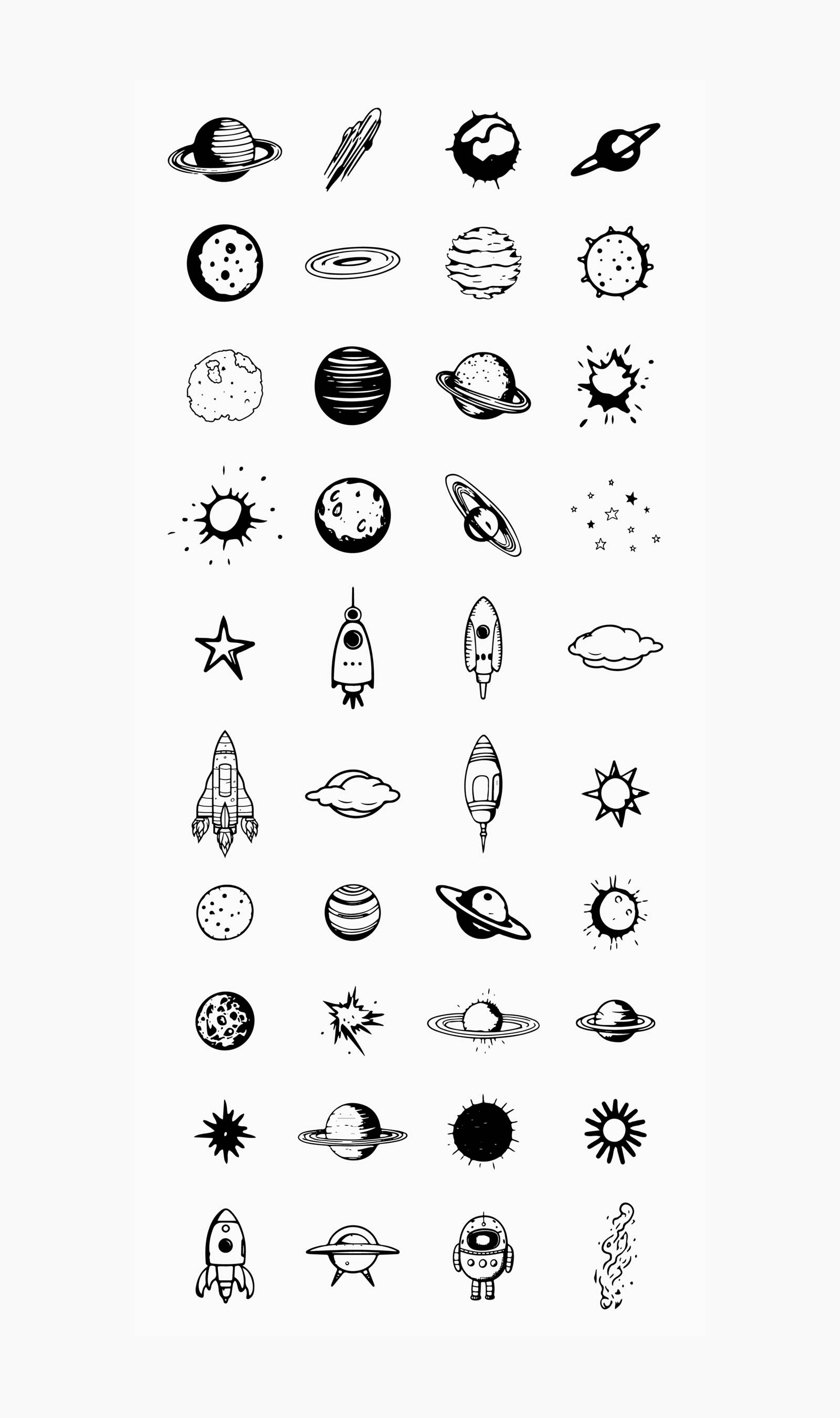 Vector space doodles