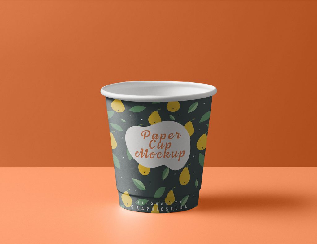 Paper cup mockup