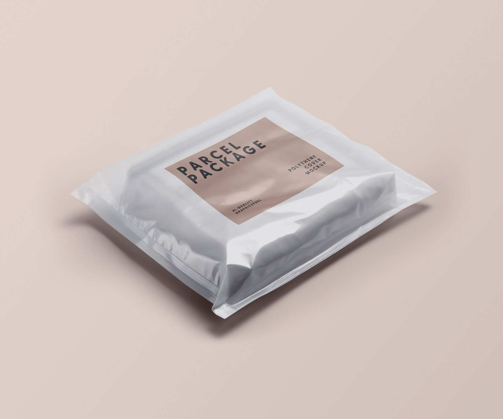 Polythene Parcel Package Mockup