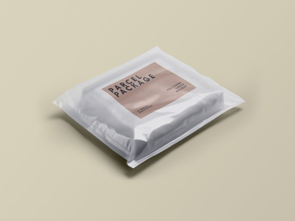 Polythene Parcel Package Mockup