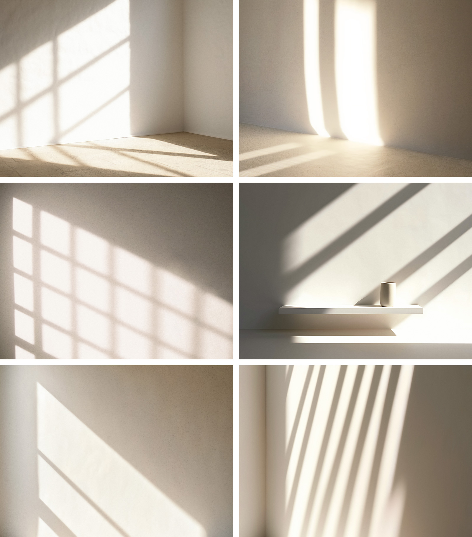 Sunlight Shadows On Walls