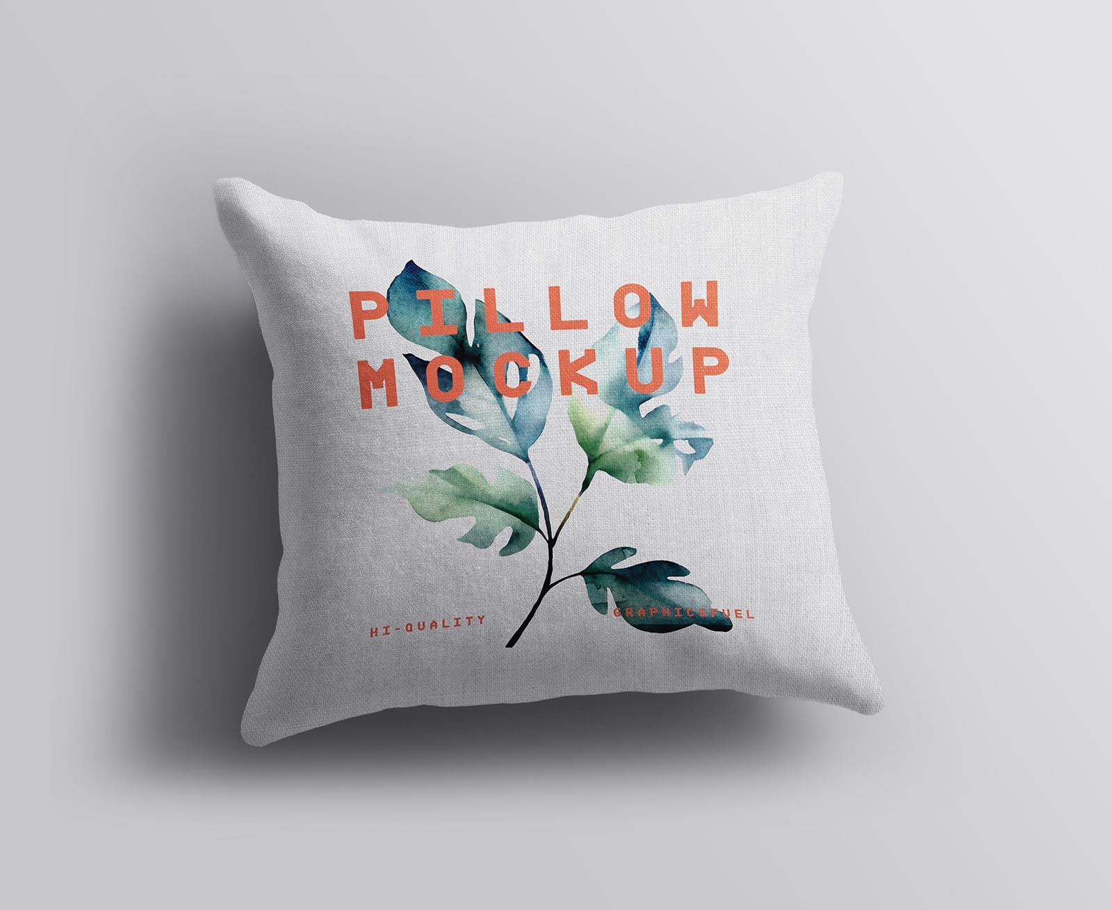 Square Pillow Mockup