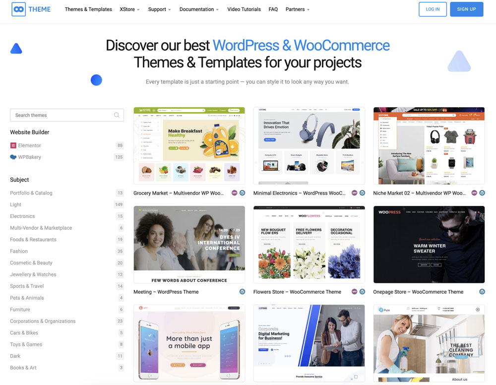 Best WordPress WooCommerce templates