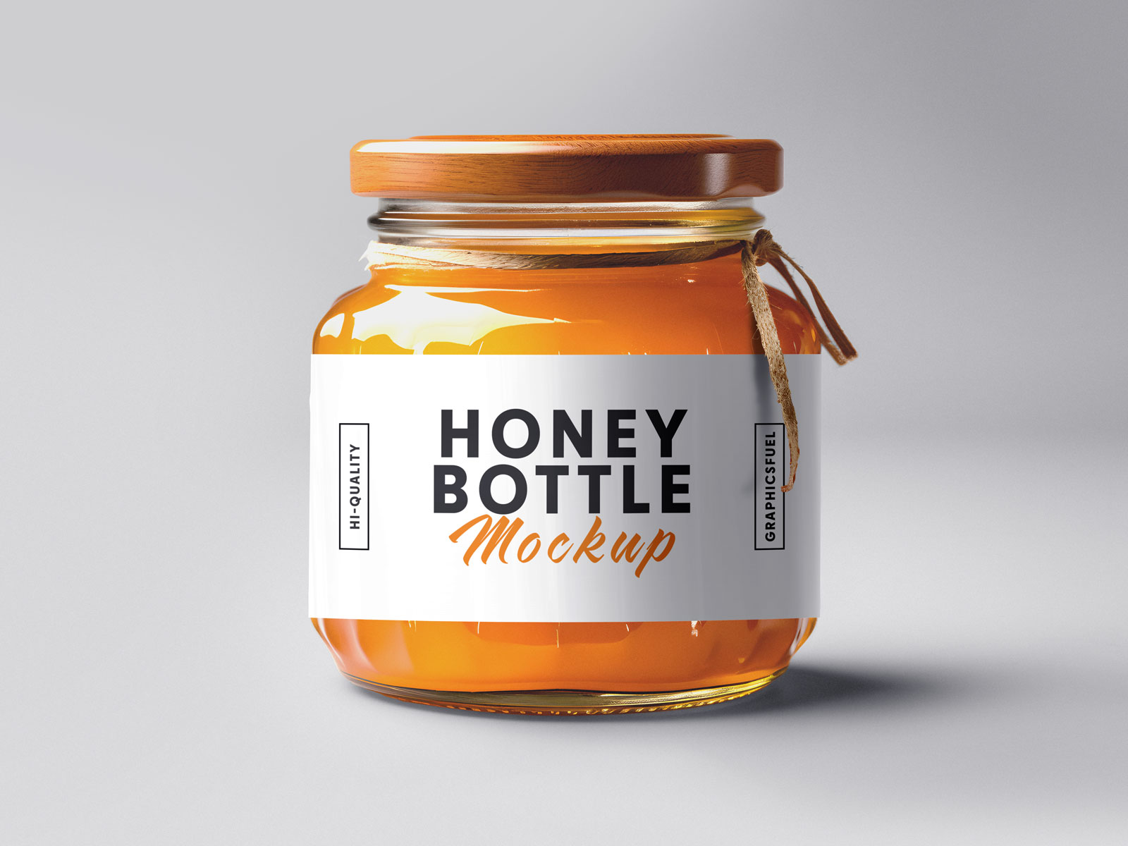 Honey bottle mockup