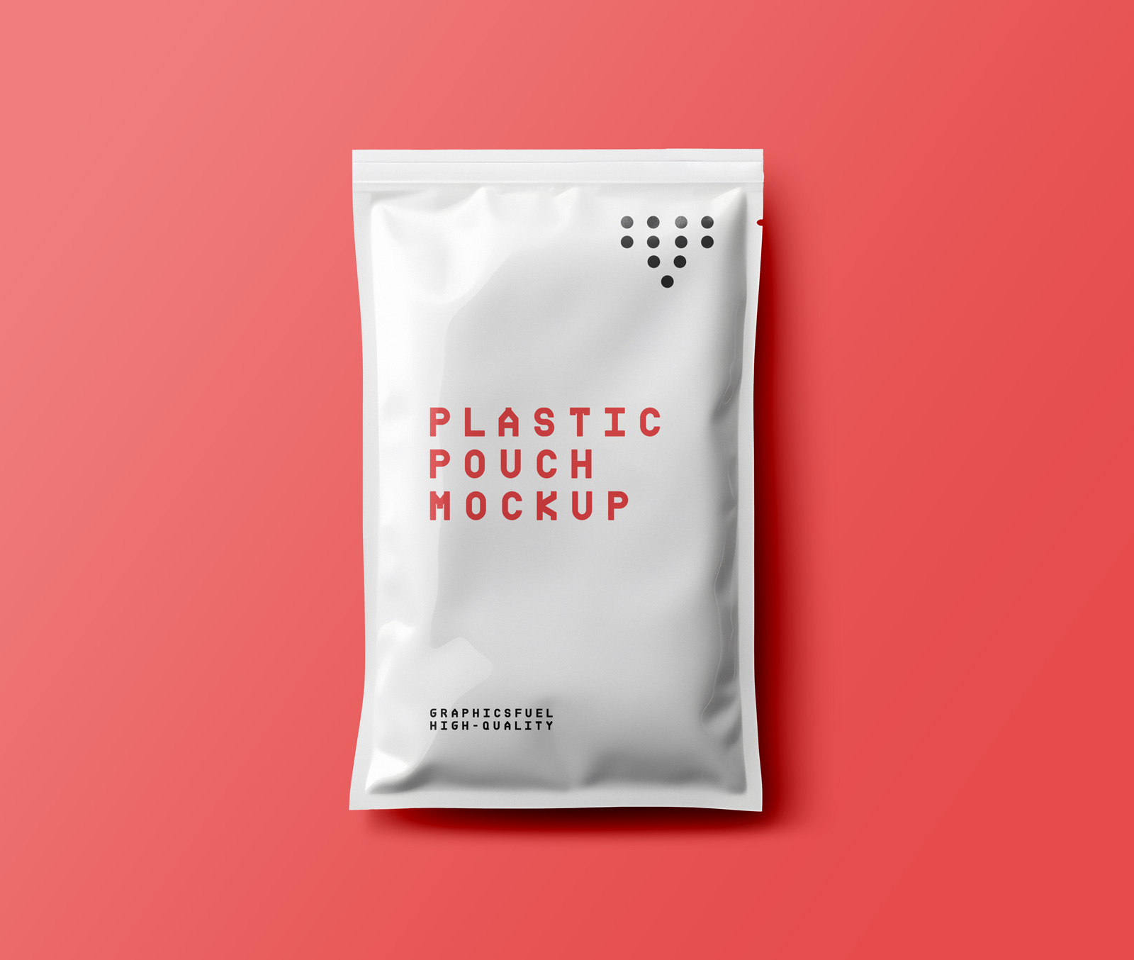 Plastic Packaging Pouch Mockup