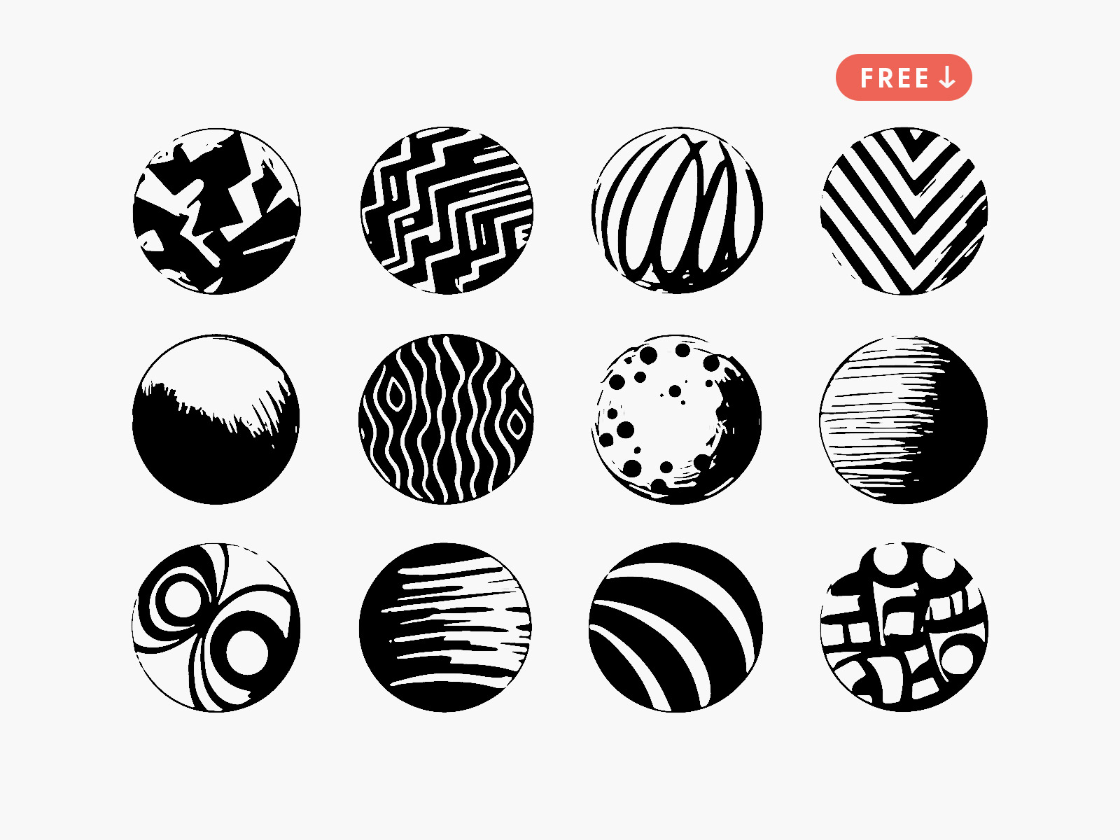 Abstract Sphere Vector Illustrations