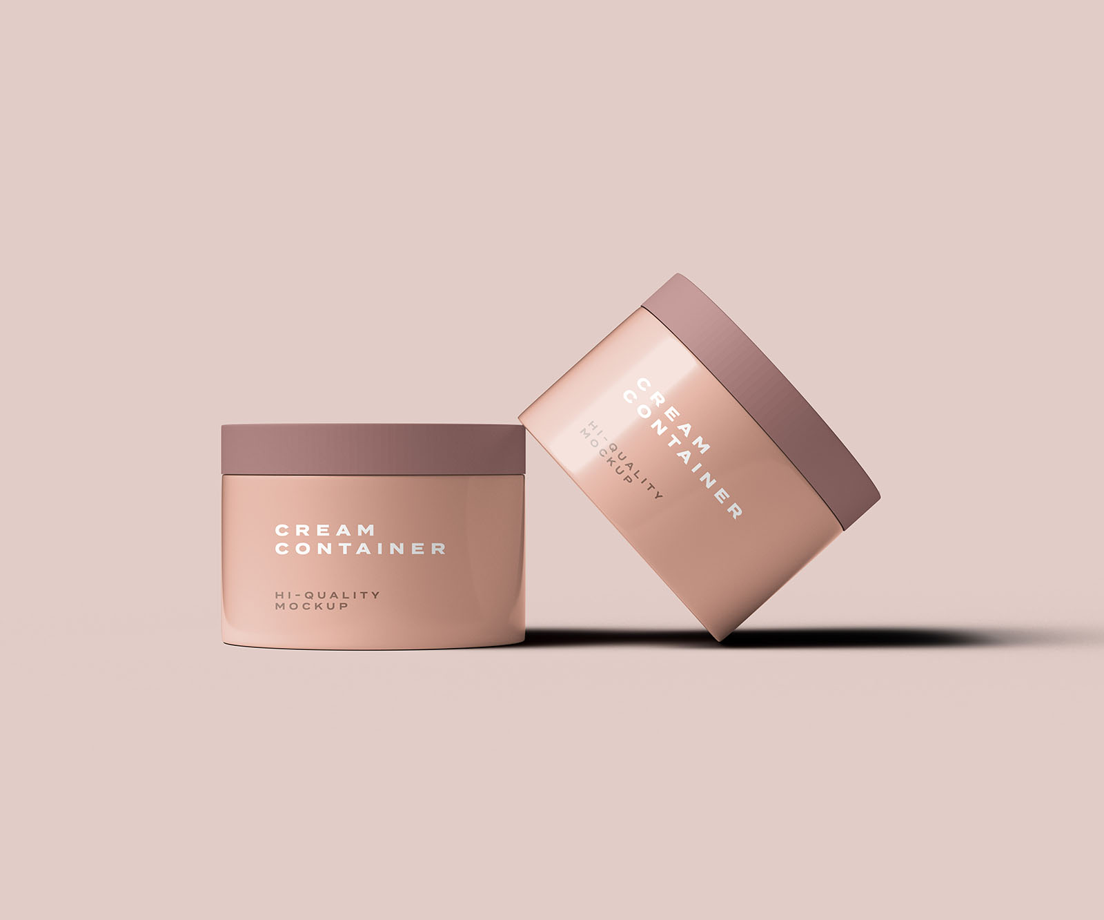 Cosmetic Cream Container Mockup