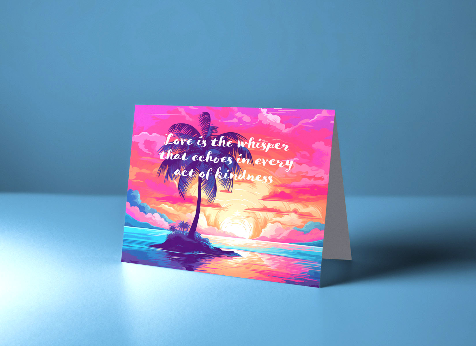 Standing Greeting Card Mockup