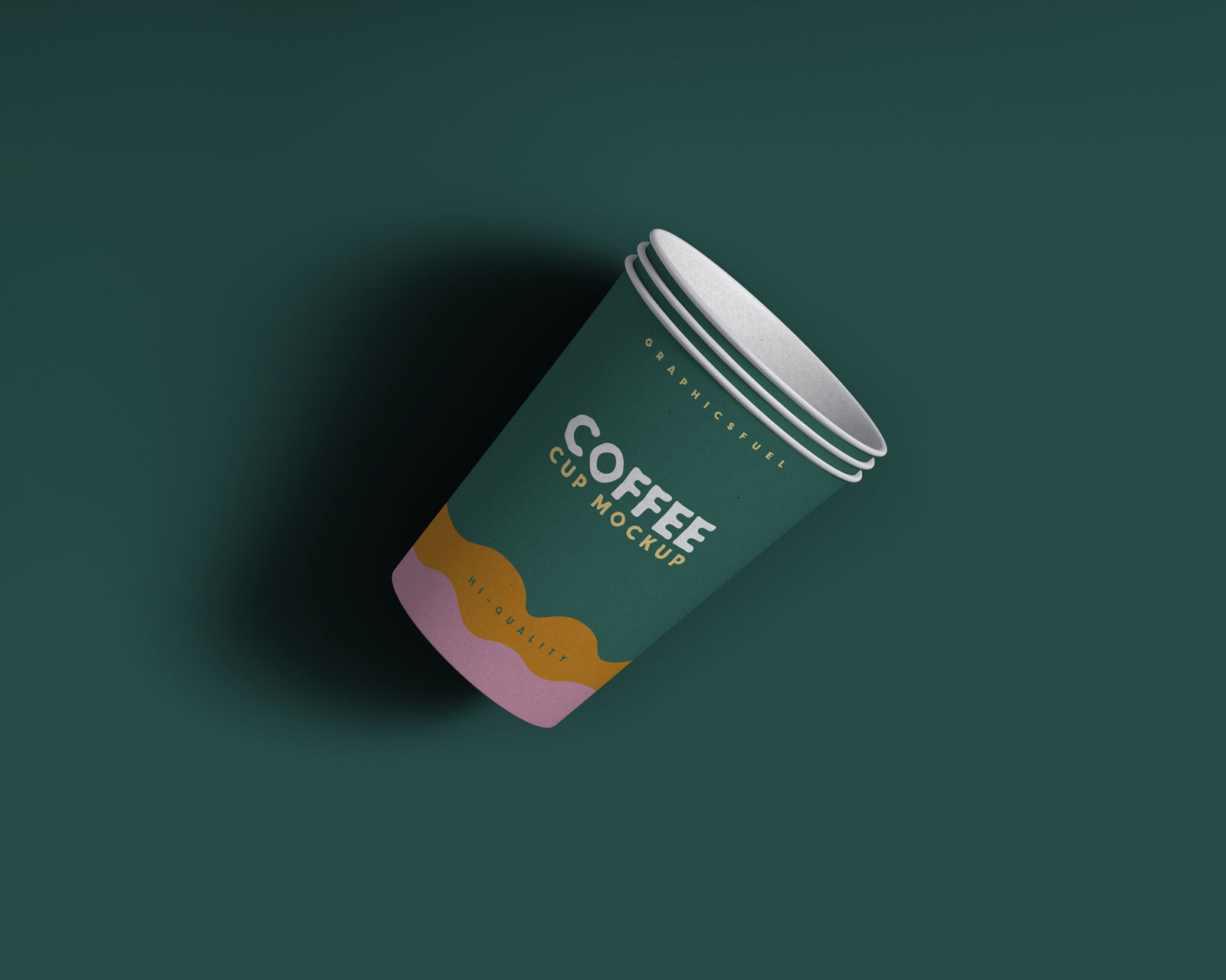 Paper Disposable Coffee Cup Mockup