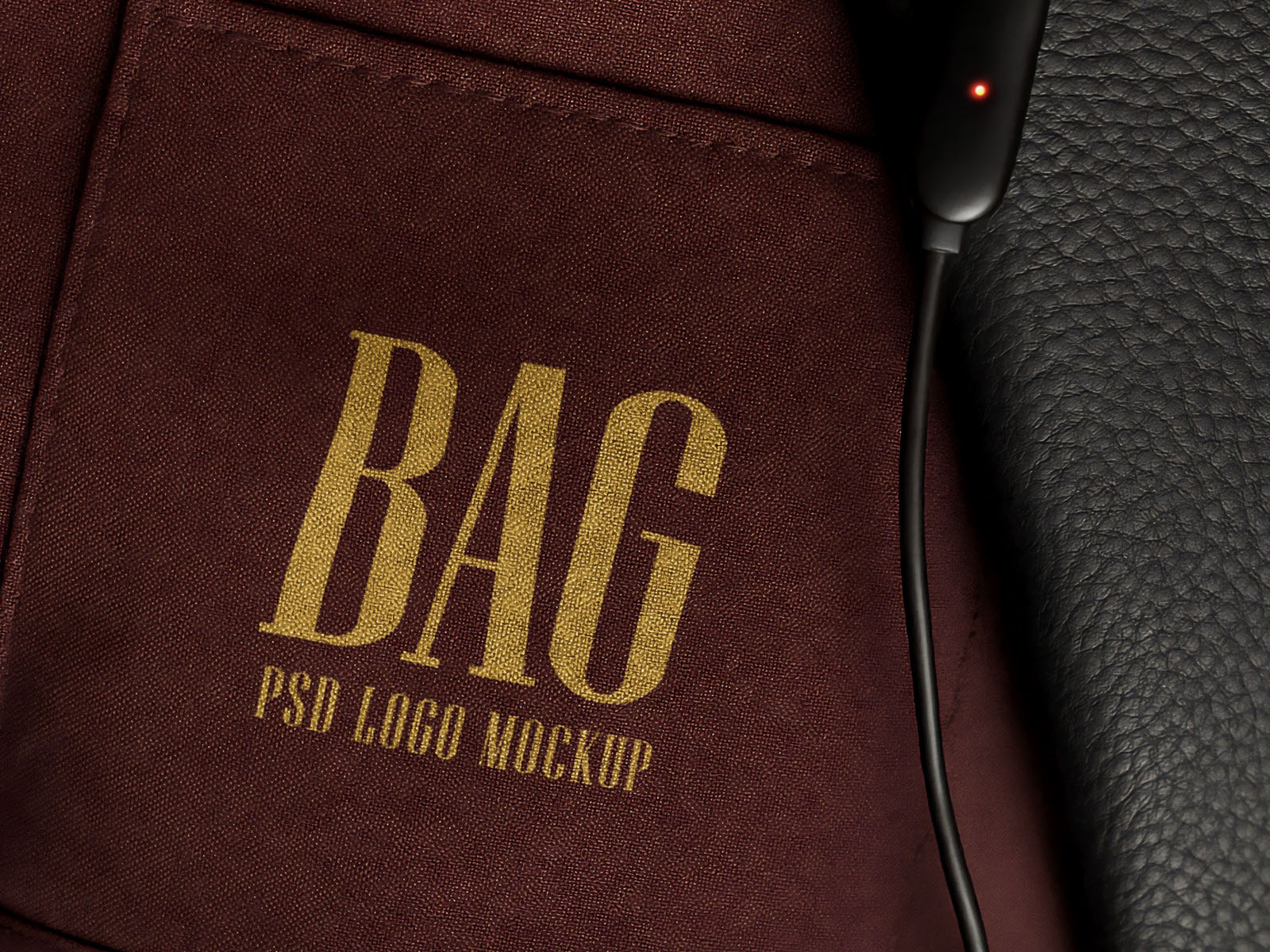Premium Bag Logo Mockup Template