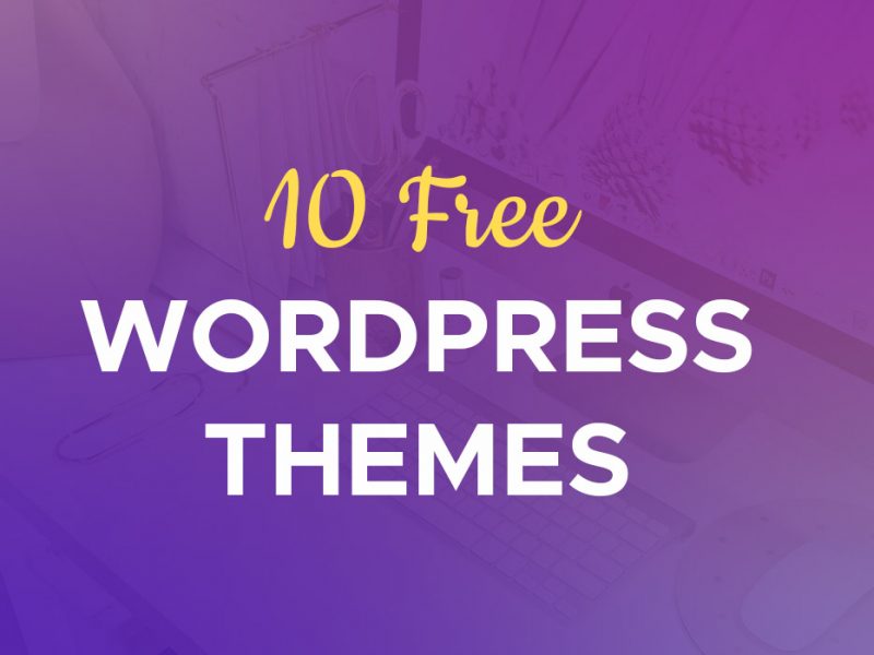 10 Free Wordpress Themes