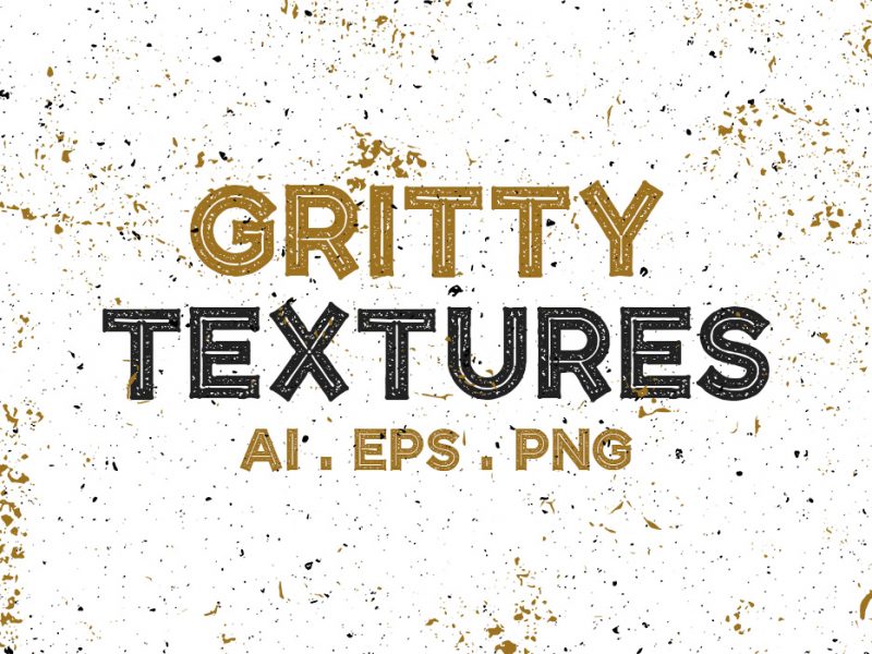 10 Vector Gritty Textures