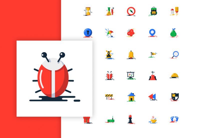 1000 Free Flat Icons