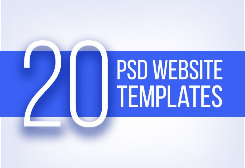 20 Best PSD Website Templates