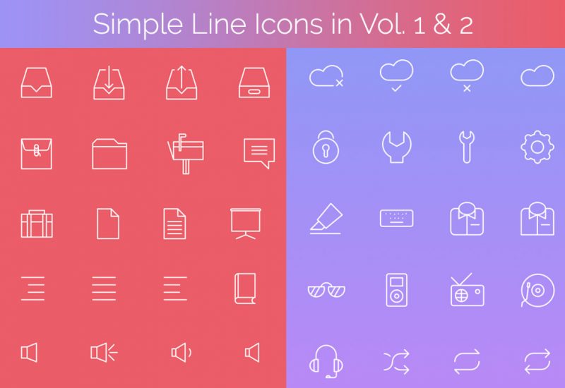 200_free_Simple_line_icons_featured