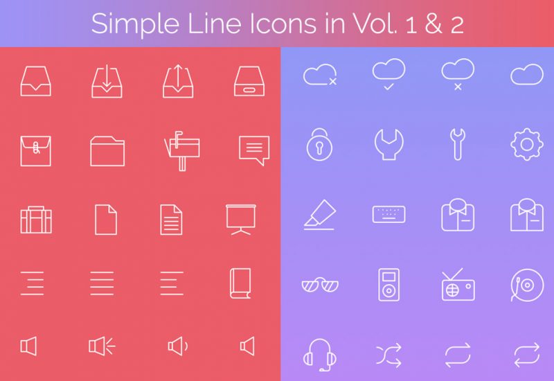 200_free_Simple_line_icons_featured