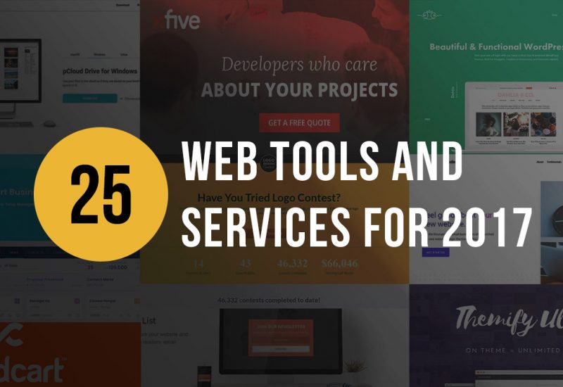 25 Web Tools & Services For 2017