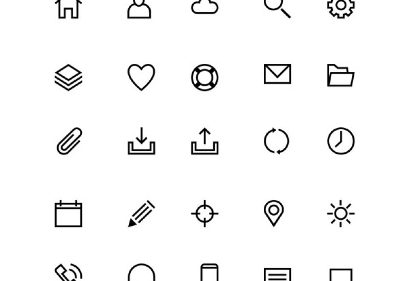 25-line-icons-preview