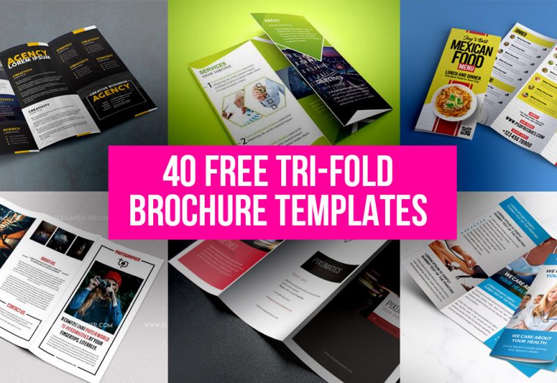 40 Free Tri-fold Brochure Templates
