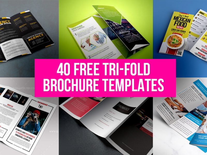 40 Free Tri-fold Brochure Templates