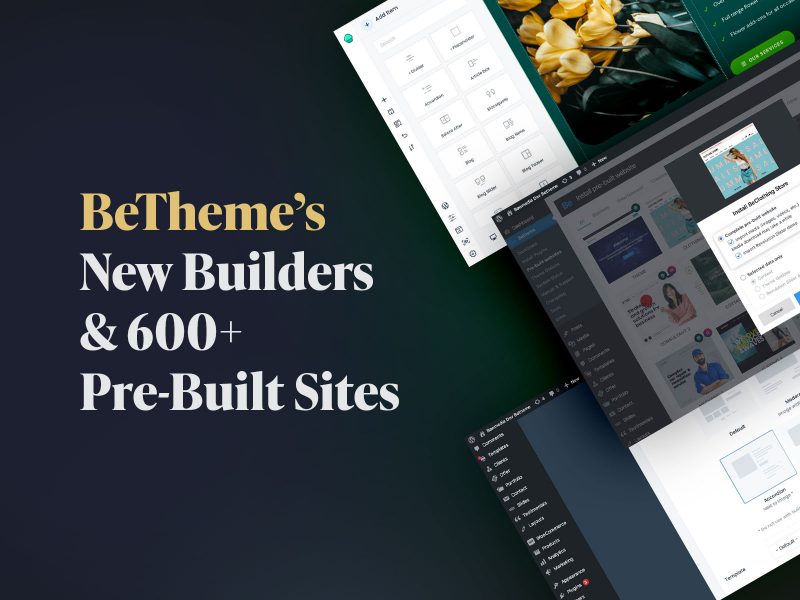 The Total Package: Get to Know BeTheme’s 3 New Builders & 600+ Pre-Built Sites