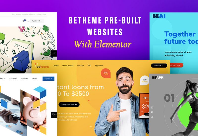 BeTheme Prebuilt Websites With Elementor