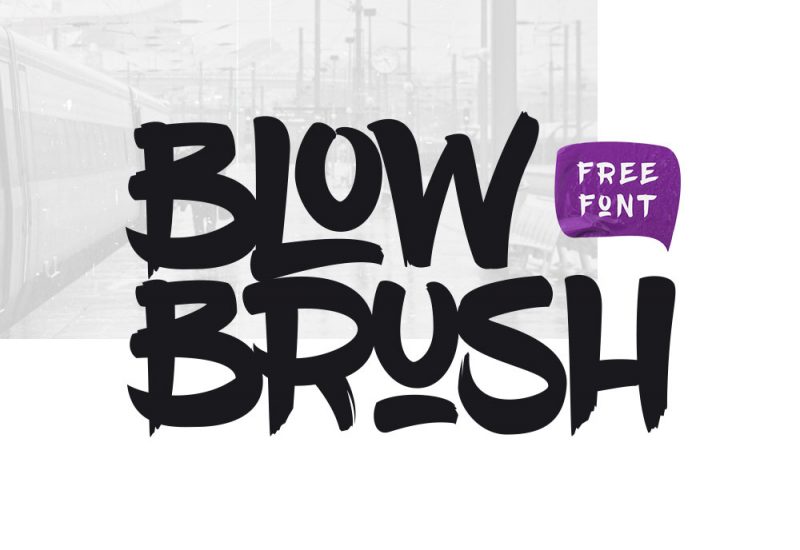 Blow Brush Free Font