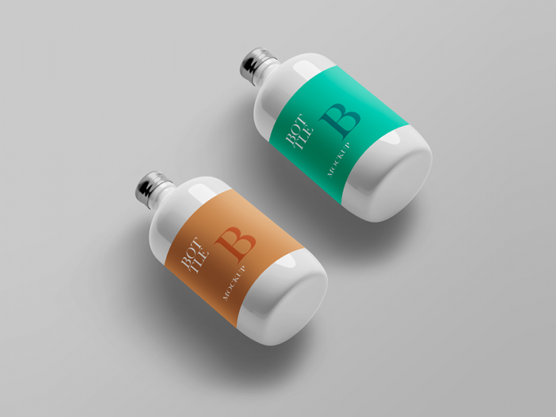 Bottle PSD Mockup Templates