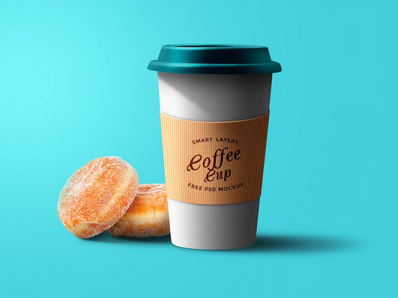 Coffee Cup PSD Mockup