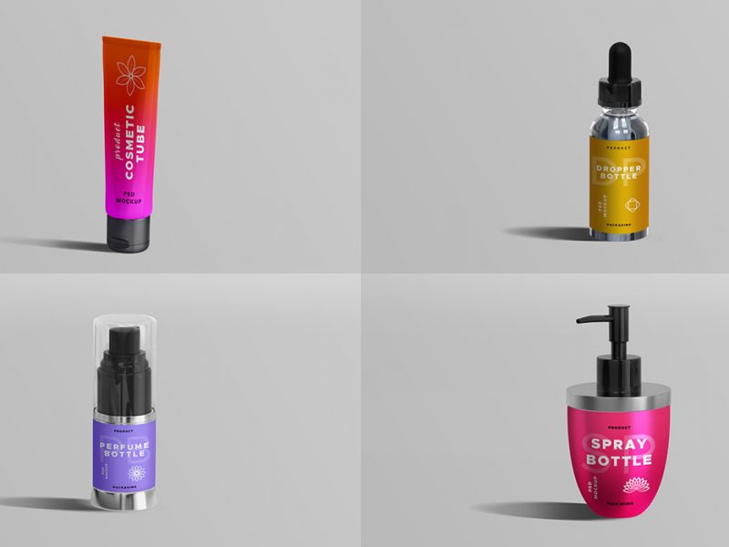 Cosmetic Product PSD Mockups