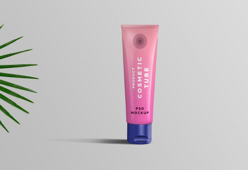 Cosmetic Tube PSD Mockup