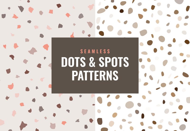 Dots And Sports Seamless Patterns