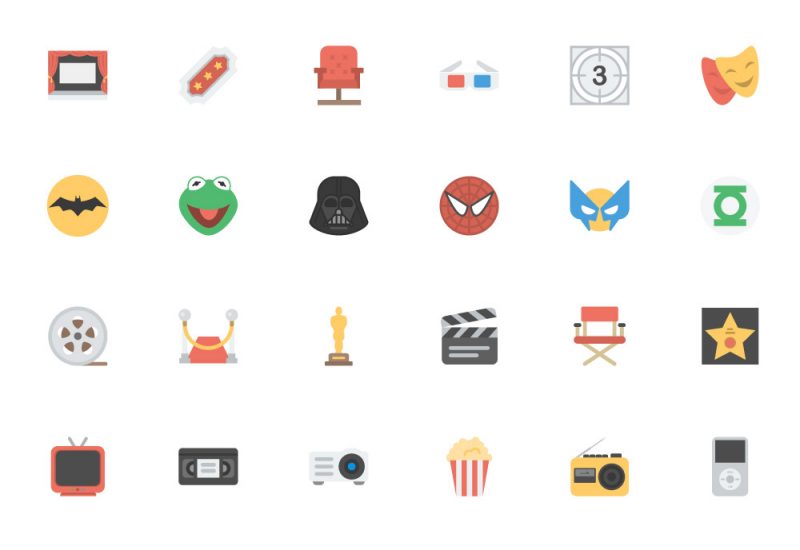 Entertainment Vector Icons