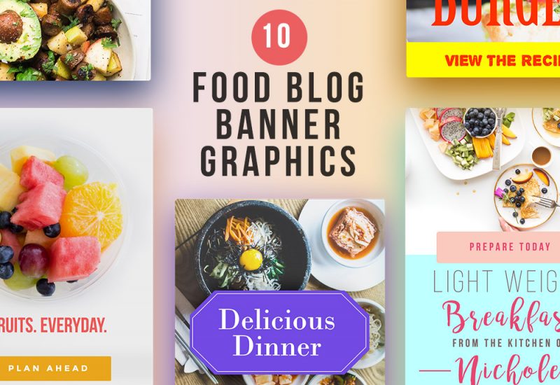 Food Blog Banner Graphics