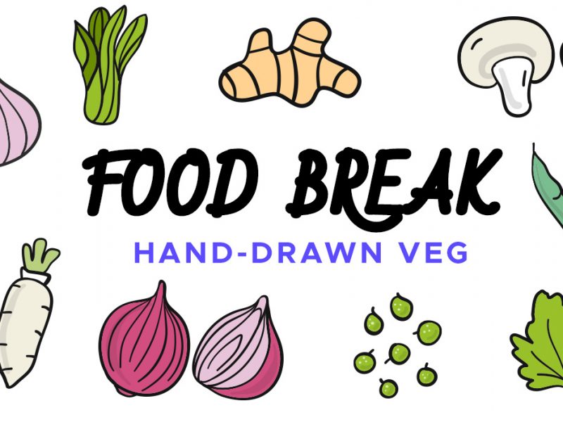 Food Break: Vegetable Vector Icons