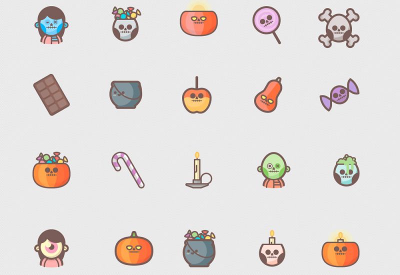 Free Halloween Icons Pack