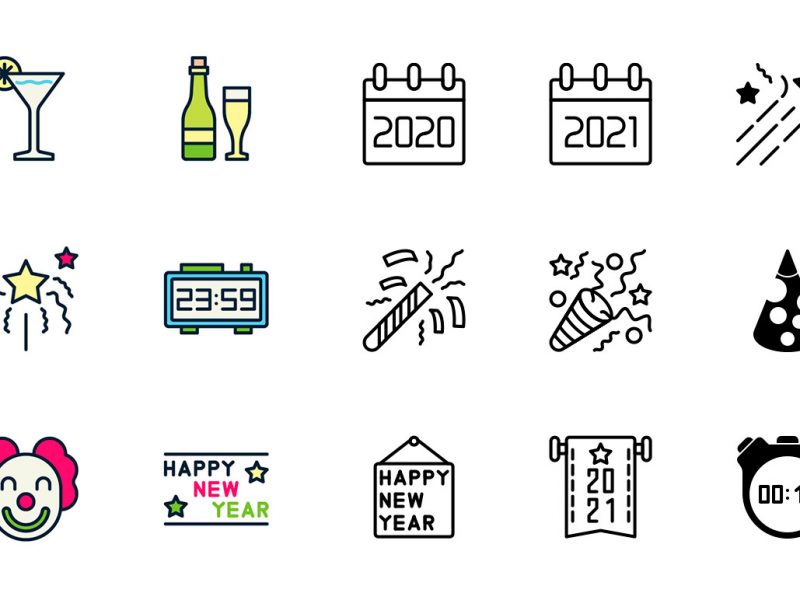Free New Year Icons