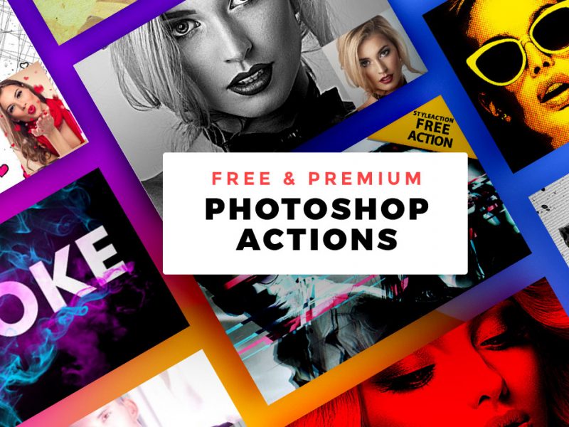 Free & Premium Photoshop Actions