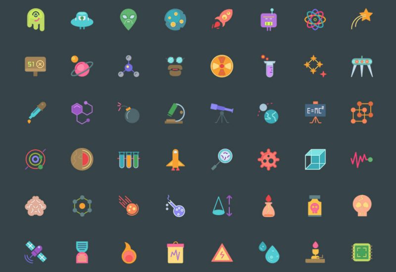 Free Science Vector Icons