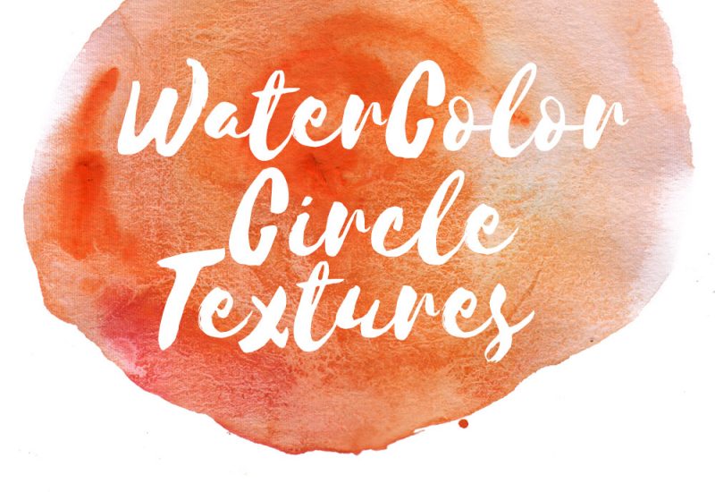 Free Water Color Circle Textures