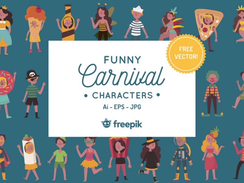 Funny Carnival Characters