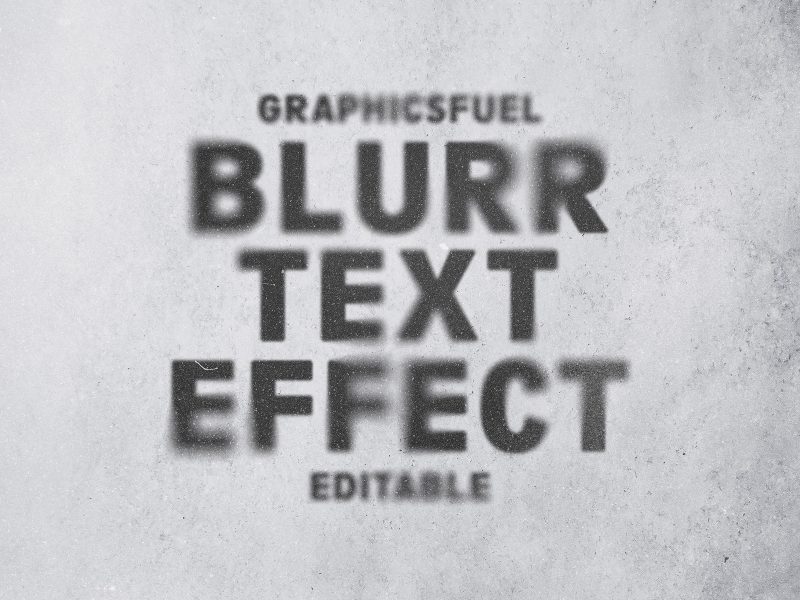 Ghost Blur Text Effect